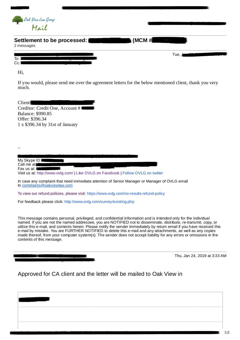 Client SM2 from CA saved $1,992