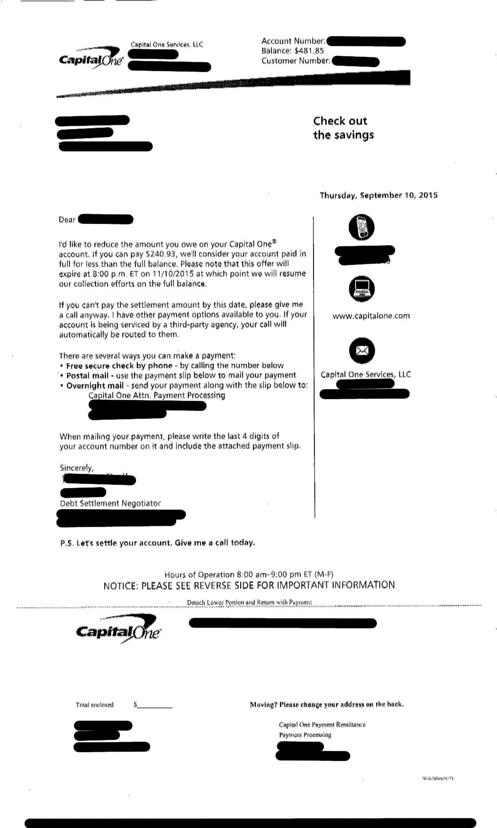 Client SR1 from KS saved $8,024