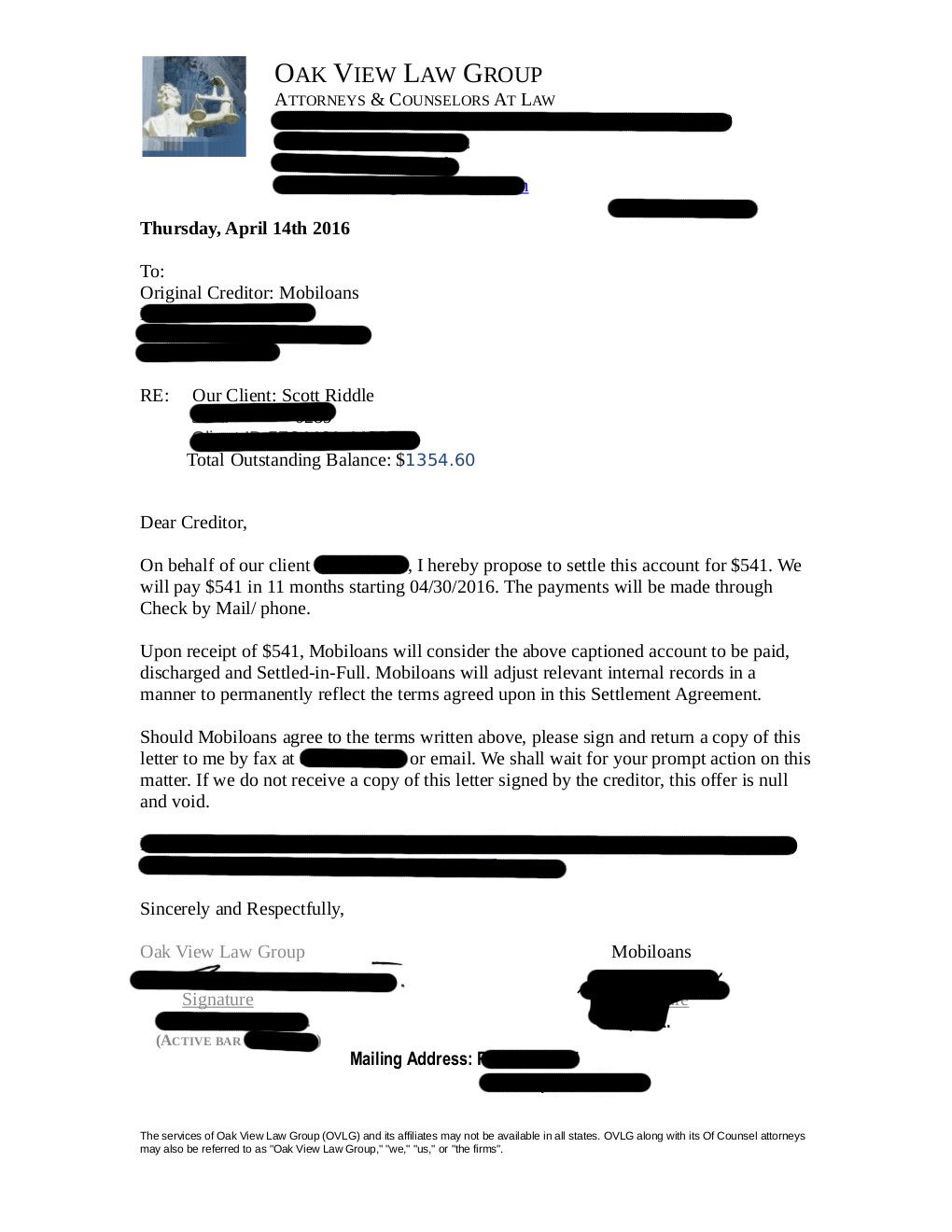 Client SR1 from KS saved $8,024