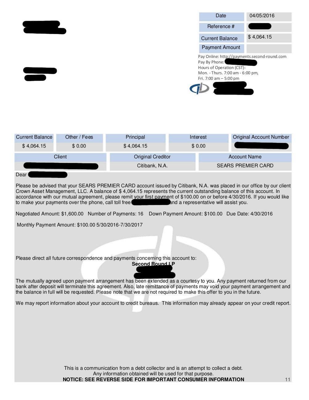Client SR1 from KS saved $8,024