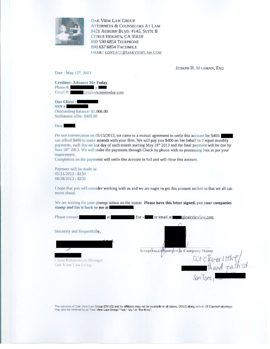 Client TD2 from GA saved $8,214