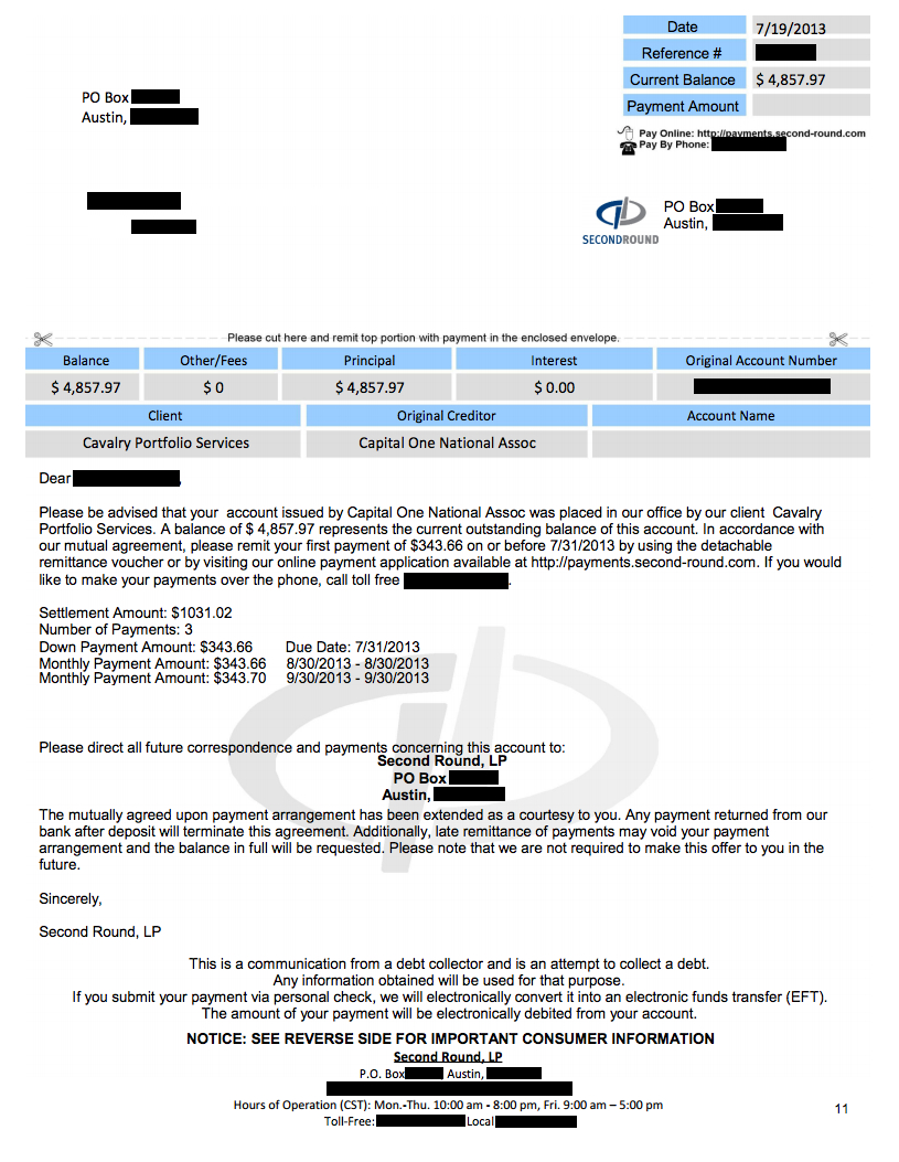 Client TF from OH saved $11,639