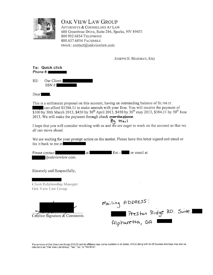 Client TM from CA saved $5,011