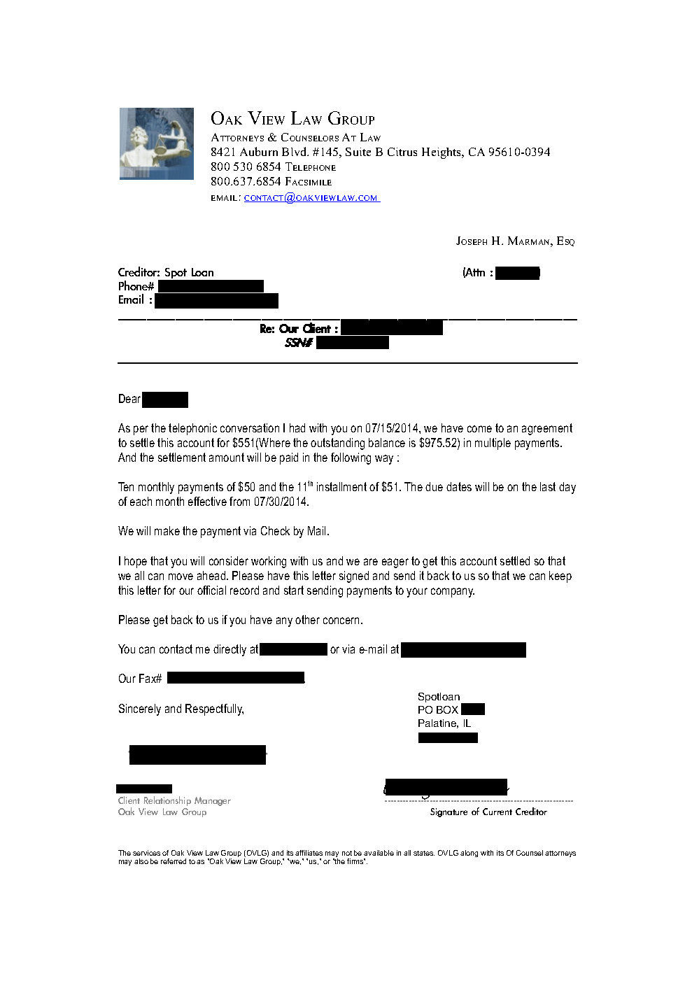 Client TM1 from CA saved $5,997