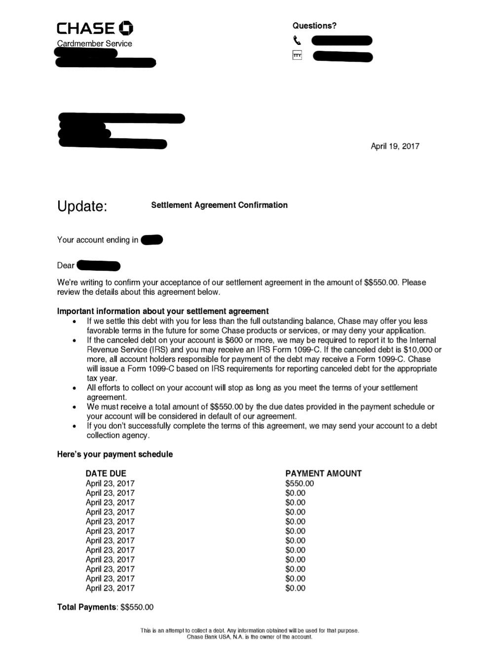 Client TM2 from AR saved $6,682