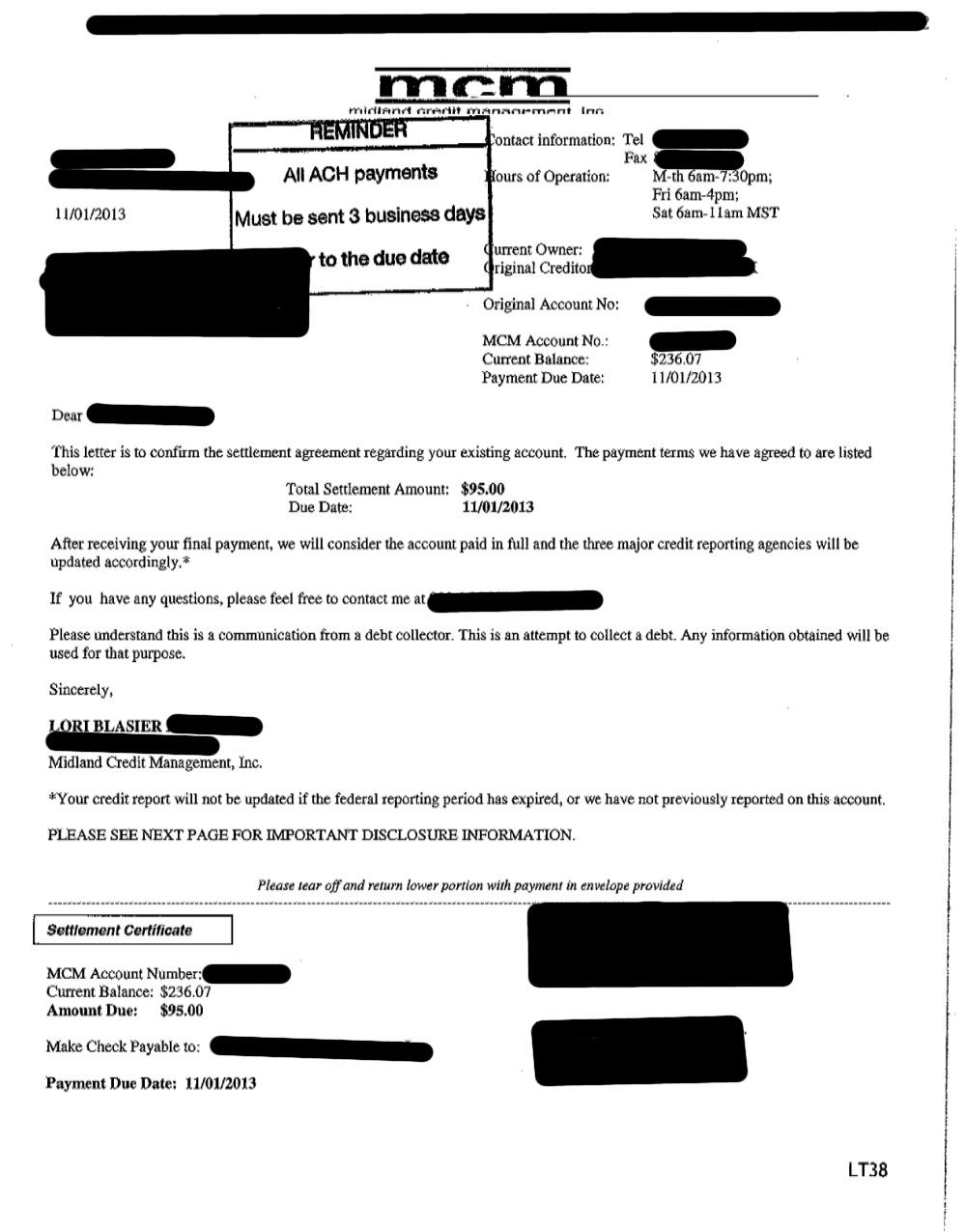 Client TM2 from AR saved $6,682