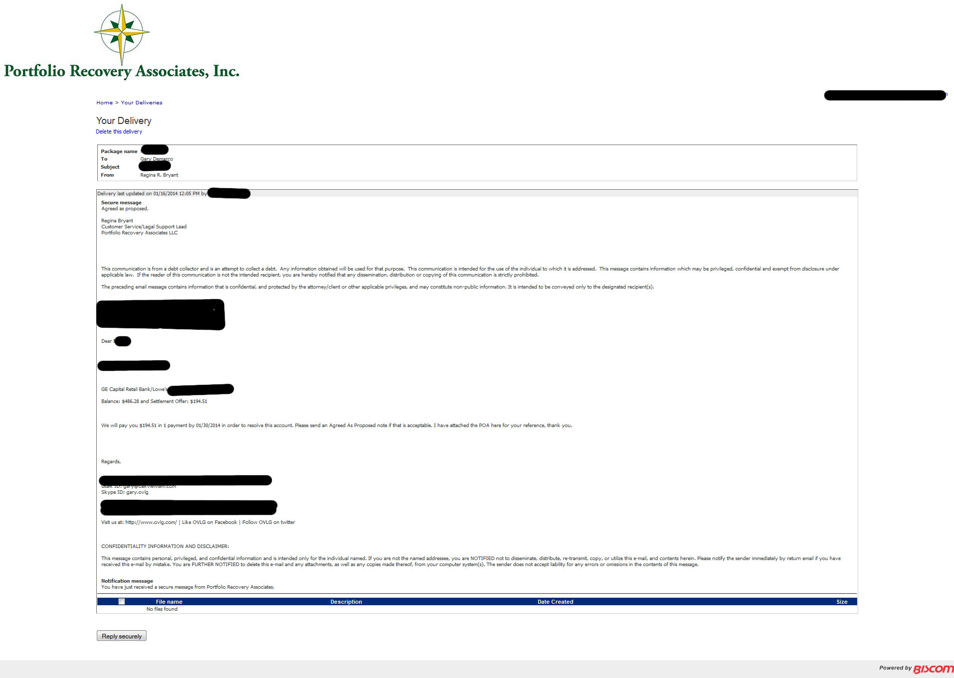 Client TM2 from AR saved $6,682