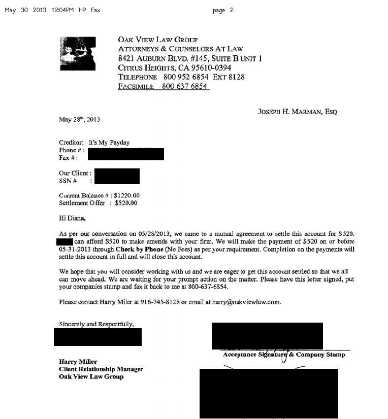 Client TN2 from MI saved $1,985