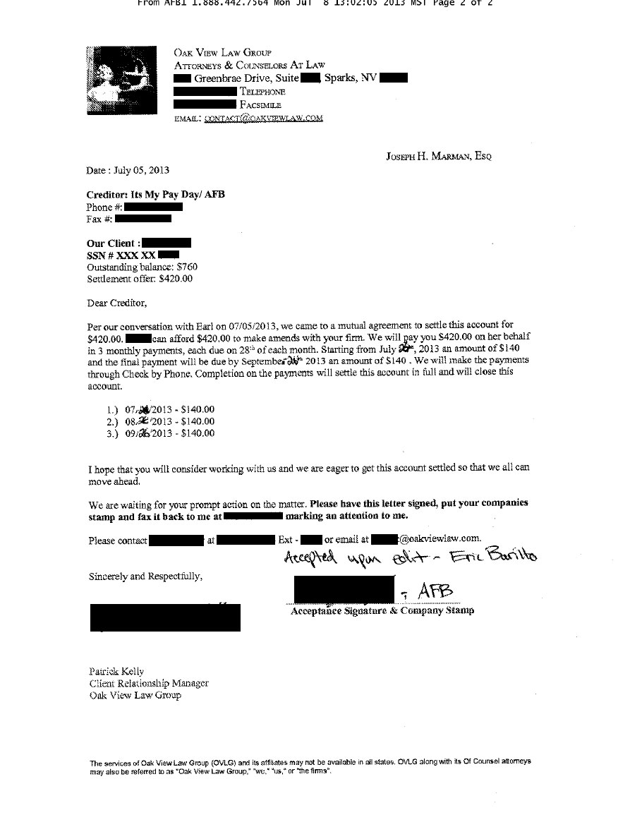 Client TR1 from FL saved $5,550
