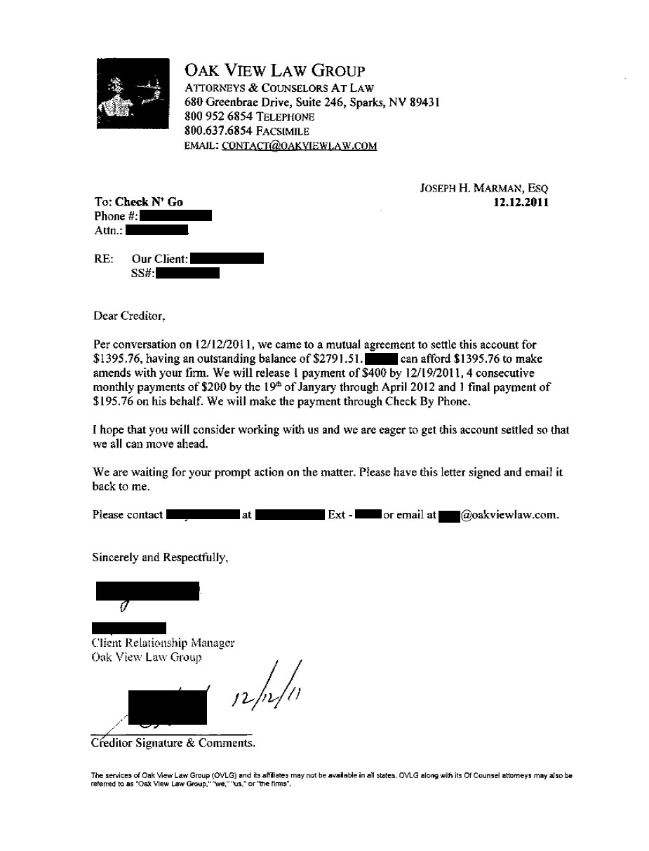 Client VN1 from CA saved $6,224