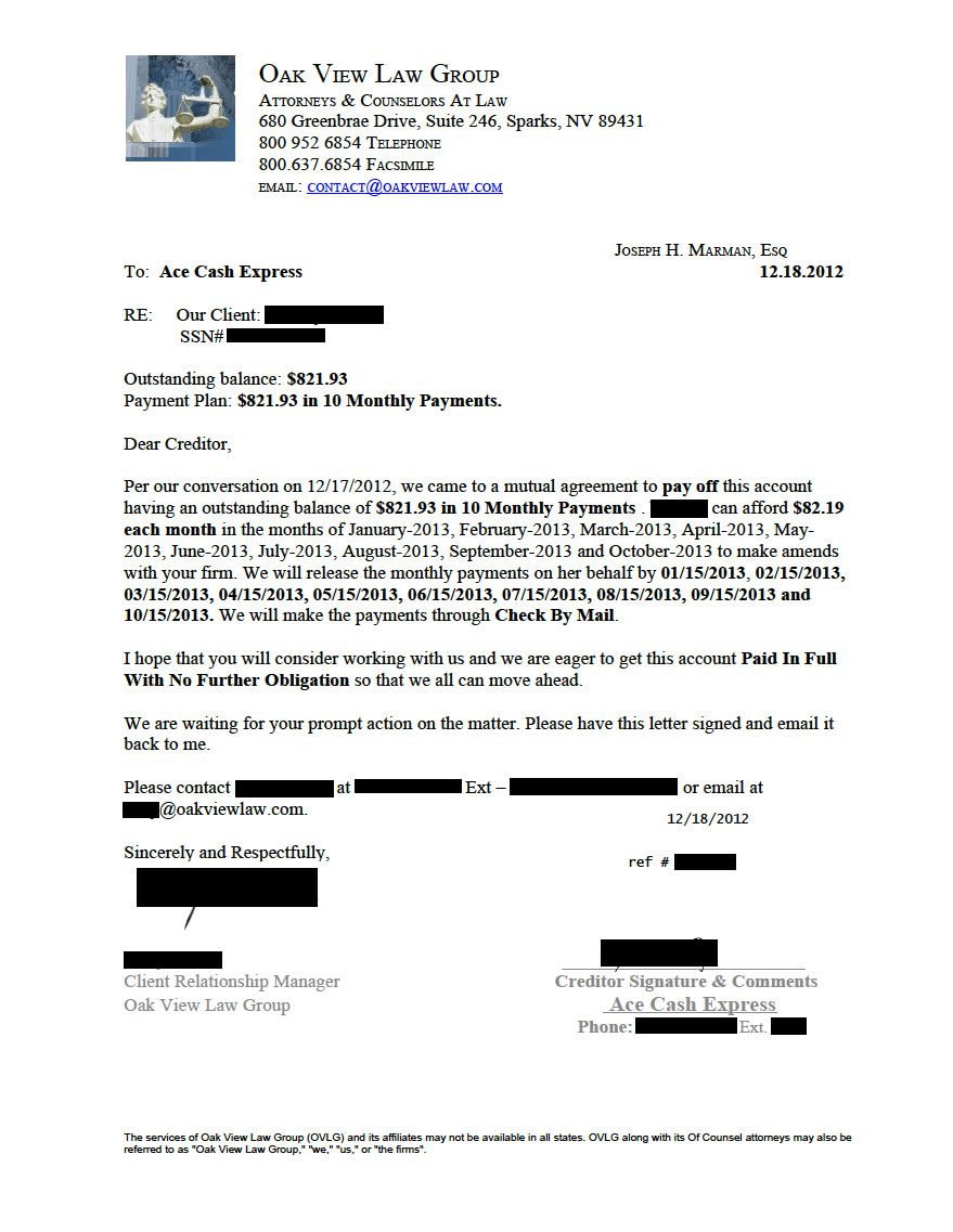 Client WC from TX saved $141